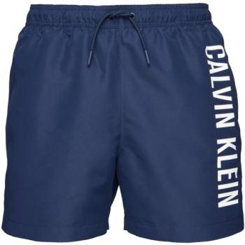 Calvin Klein MEDIUM DRAWSTRING Férfi úszónadrág, sötétkék, méret kép