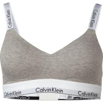 Calvin Klein MODERN COTTON-LGHT LINED BRALETTE Sportmelltartó, szürke, méret kép