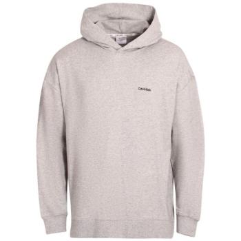 Calvin Klein MODERN COTTON LOUNGE-L/S HOODIE Férfi pulóver, szürke, méret kép