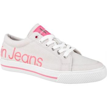 Calvin Klein RETRO VULCANIZED LOW 2 Női tornatcipő, bézs, méret kép