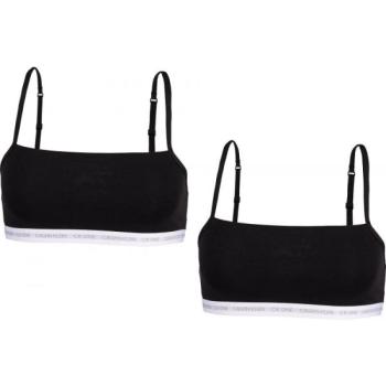 Calvin Klein UNLINED BRALETTE 2PK Női melltartó, fekete, méret kép