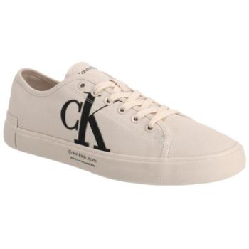 Calvin Klein VULC LOW OVERSIZED BRAND Rövid szárú férfi teniszcipő, bézs, méret kép