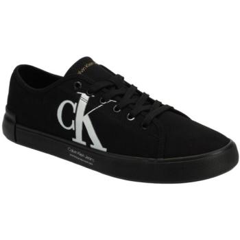 Calvin Klein VULC LOW OVERSIZED BRAND Rövid szárú férfi teniszcipő, fekete, méret kép