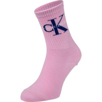 Calvin Klein WOMEN SHORT SOCK 1P JEANS LOGO BOWERY Női zokni, rózsaszín, méret kép