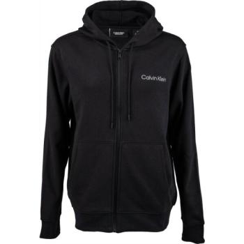 Calvin Klein ZIP THROUGH HOODY Férfi cipzáras felső, fekete, méret kép