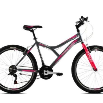 Capriolo Diavolo 600 26&quot; női MTB kerékpár 17&quot; Grafit-Rózsaszín 2020 kép