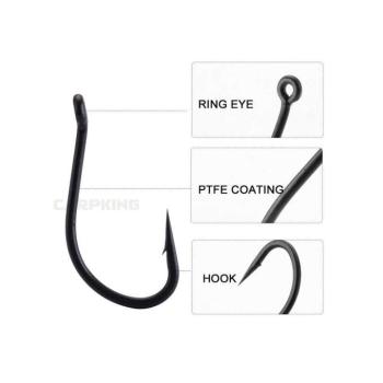 Carp King-Edyes Stiff Rig horog-CK9005 - 2 kép