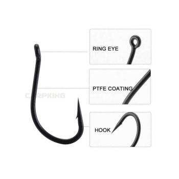 Carp King-Edyes Stiff Rig horog-CK9005 - 4 kép