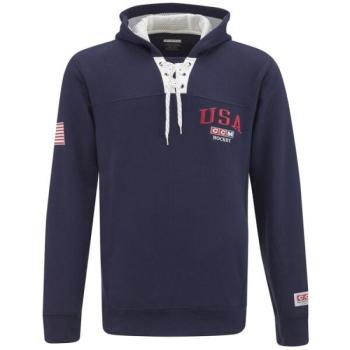 CCM FLAG HOODIE TEAM USA Férfi pulóver, sötétkék, méret kép