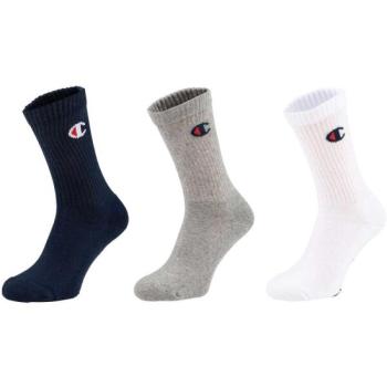 Champion 3PK CREW SOCKS Uniszex zokni, fehér, méret kép