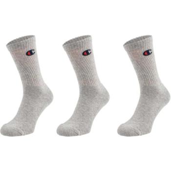 Champion 3PK CREW SOCKS Uniszex zokni, szürke, méret kép