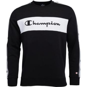 Champion AMERICAN TAPE CREWNECK SWEATSHIRT Férfi pulóver, fekete, méret kép