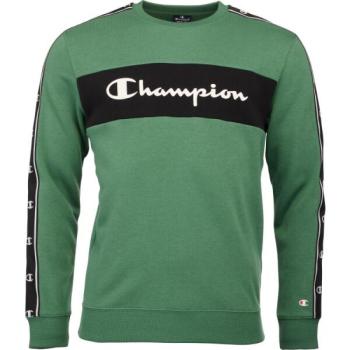 Champion AMERICAN TAPE CREWNECK SWEATSHIRT Férfi pulóver, zöld, méret kép