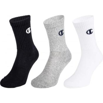 Champion CREW SOCKS LEGACY X3 Uniszex zokni, fekete, méret kép