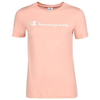 Champion CREWNECK T-SHIRT Női póló, lazac, méret kép