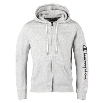 Champion HOODED FULL ZIP SWEATSHIRT Férfi cipzáras felső, szürke, méret kép