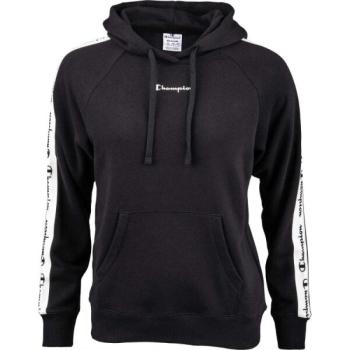 Champion HOODED SWEATSHIRT Női pulóver, fekete, méret kép