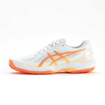 Chaussures pour Sport d'intérieur Femme, Gel Court Hunter 4 Blanc orange Asics kép