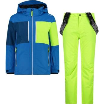 CMP KID SET JACKET AND PANT Fiú síszett, fényvisszaverő neon, méret kép