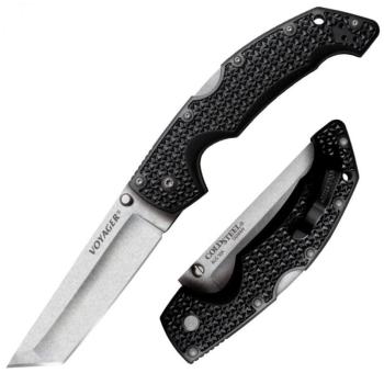 Cold Steel Voyager Lg. Tanto Point Plain Edge kép