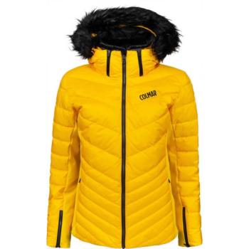 Colmar ANCOLIE SKI JACKET WITH DETACHABLE FUR Női toll síkabát, sárga, méret kép