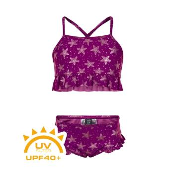 COLOR KIDS-Bikini w. frills-festival fuchsia Lila 116 kép