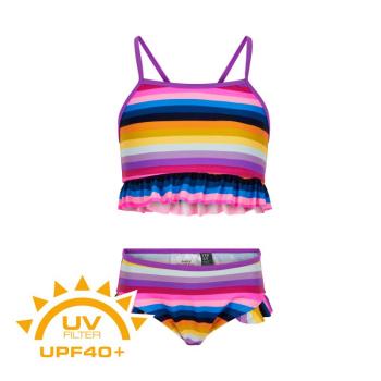 COLOR KIDS-Bikini w. frills UPF 40+ Purple Cactus Keverd össze 104 kép