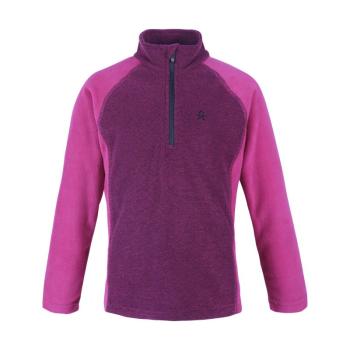 COLOR KIDS-Fleece pulli, striped, festival fuchsia kép