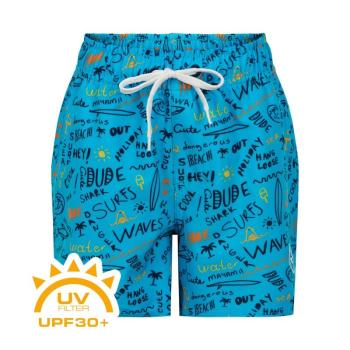 COLOR KIDS-Swim shorts short AOP-cyan blue Kék 116 kép