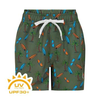 COLOR KIDS-Swim shorts short AOP-dark ivy Zöld 128 kép