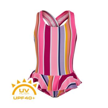 COLOR KIDS-Swimsuit w. skirt-cotton candy Rózsaszín 116 kép