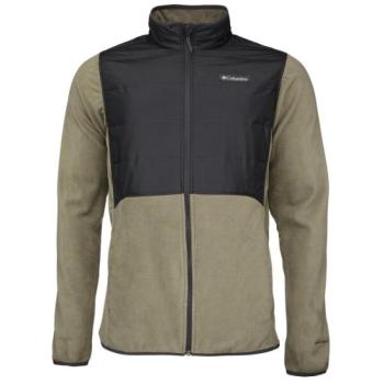 Columbia BASIN BUTTE FLEECE FULL ZIP Férfi hibrid kabát, khaki, méret kép