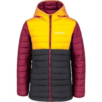 Columbia BOYS POWDER LITE HOODED JACKET Fiú kabát, fekete, méret kép