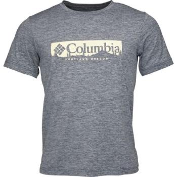 Columbia KWICK HIKE GRAPHIC SS TEE Férfi póló, kék, méret kép