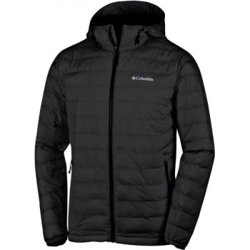 Columbia POWDER LITE HOODED JACKET Férfi télikabát, fekete, méret kép