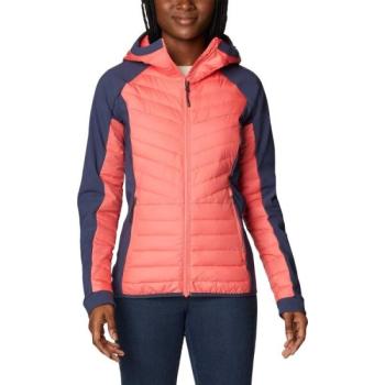 Columbia POWDER LITE HYBRID HOODED JACKET Női kabát, lazac, méret kép