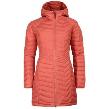 Columbia POWDER LITE MID JACKET Női hosszú télikabát, lazac, méret kép