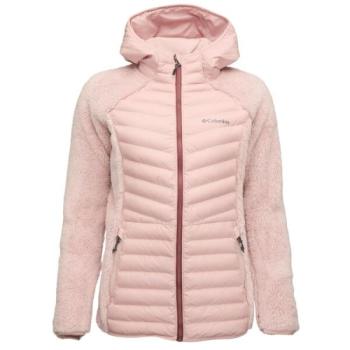 Columbia POWDER LITE SHERPA HYBRID FULL ZIP Női kabát, rózsaszín, méret kép