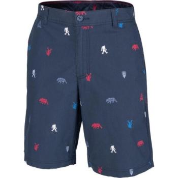 Columbia WAHED OUT PRINTED SHORTS Férfi rövidnadrág, sötétkék, méret kép