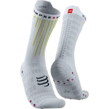 Compressport AERO SOCKS Kerékpáros zokni, fehér, méret kép