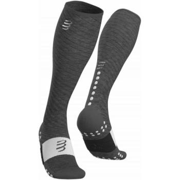 Compressport FULL SOCKS RECOVERY Kompressziós térdzokni, szürke, méret kép