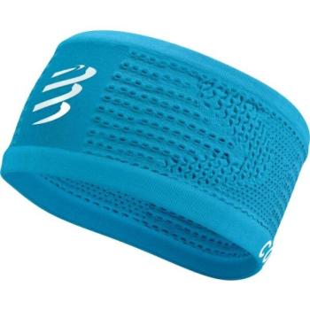 Compressport HEADBAND ON/OFF Sportos futó fejpánt, világoskék, méret kép