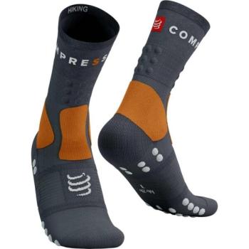 Compressport HIKING SOCKS Túrazokni, szürke, méret kép