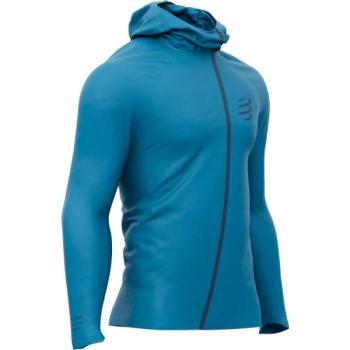 Compressport HURRICANE WATERPROOF 10/10 JACKET Férfi futókabát, világoskék, méret kép