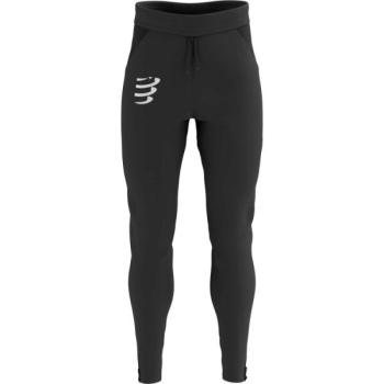 Compressport HURRICANE WINDPROOF Férfi szélálló futónadrág, fekete, méret kép