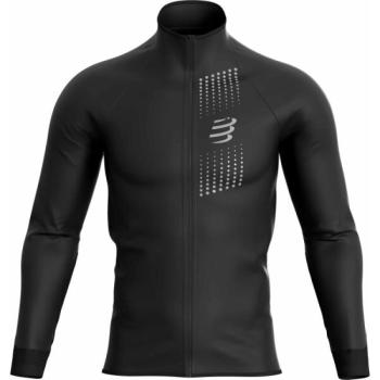 Compressport HURRICANE WINDPROOF JACKET M Férfi széldzseki, fekete, méret kép