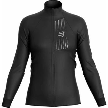 Compressport HURRICANE WINDPROOF JACKET W Női széldzseki, fekete, méret kép