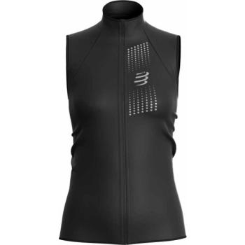 Compressport HURRICANE WINDPROOF VEST W Női szélálló mellény, fekete, méret kép