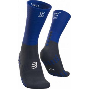 Compressport MID COMPRESSION SOCKS Futózokni, kék, méret kép