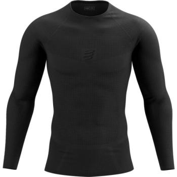 Compressport ON/OFF BASE LAYER LS TOP M Férfi funkcionális felső, fekete, méret kép